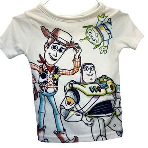 Disney Pixar Toy Story Kids Pajama Top Woody Buzz Alien Graphic, Size 5T